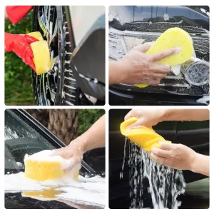 Yellow washing sponge
