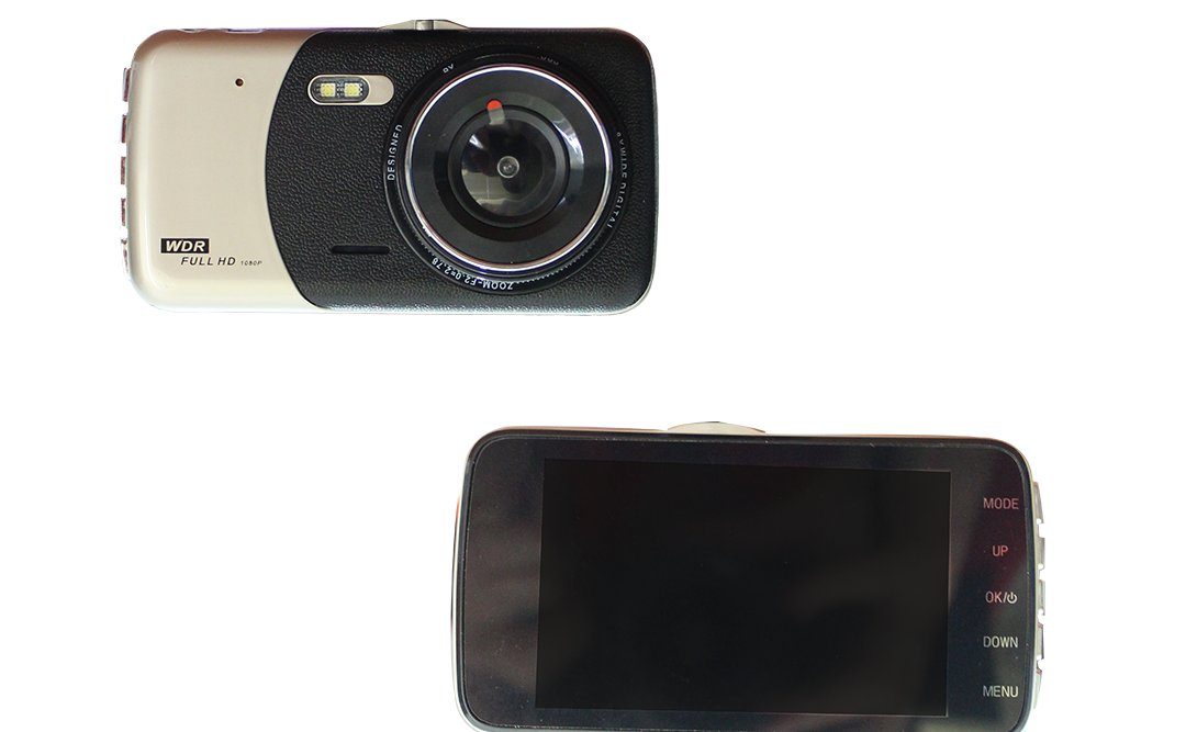 كاميرا تسجيل أمامية مع شاشة عرض