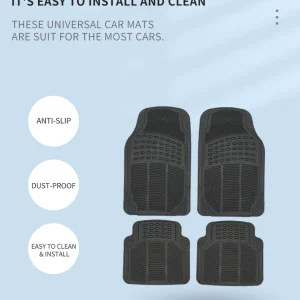 Leather car matts 4 pieces