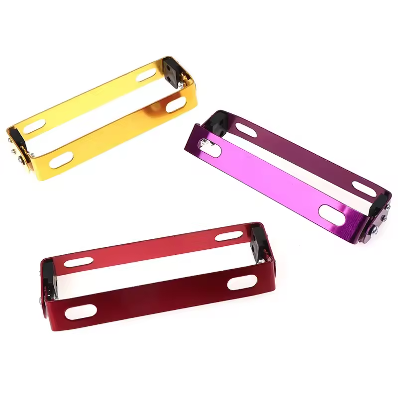 قاعده نمره دراجه متحركه ملون