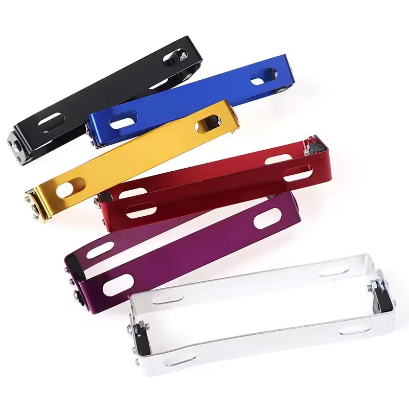 قاعده نمره دراجه متحركه ملون