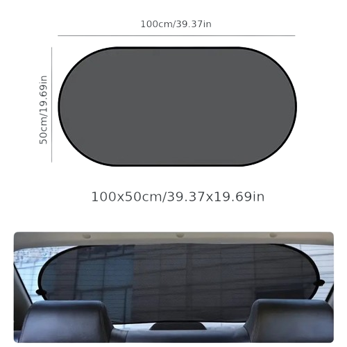 Rear window shade