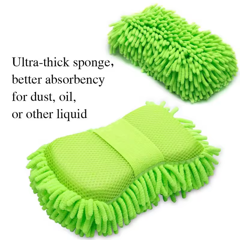 Microfiber washing sponge