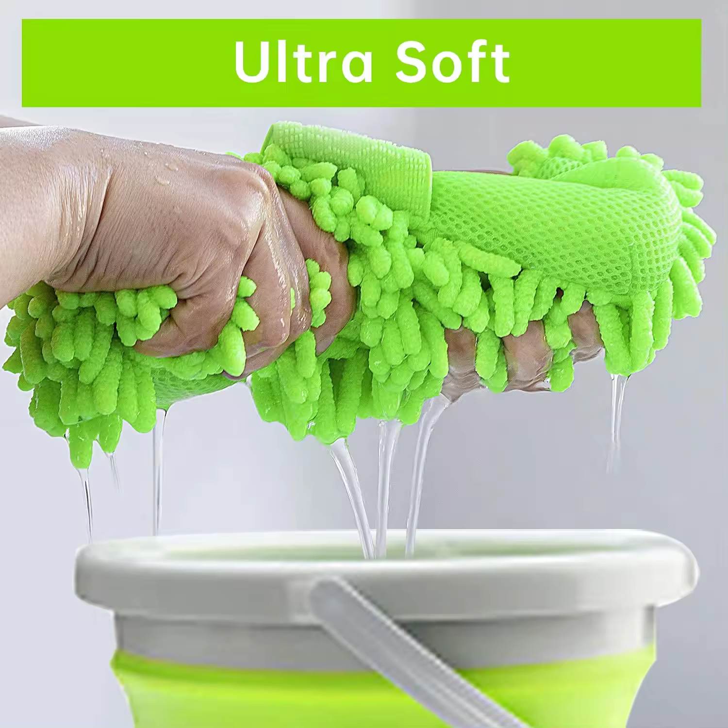 Microfiber washing sponge