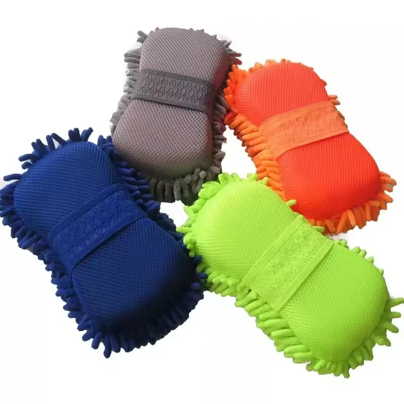 Microfiber washing sponge