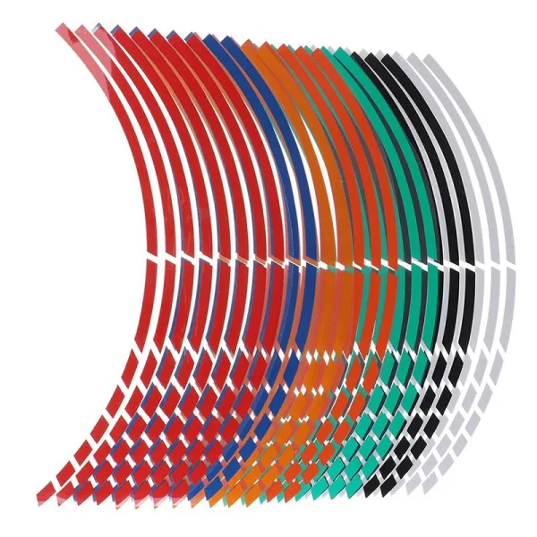Colorful bike decal