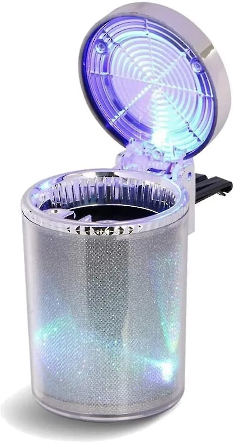 Crystal cigarette holder with LED light