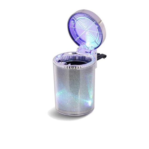 Crystal cigarette holder with LED light