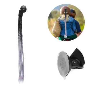 Motorcycle helmet hair