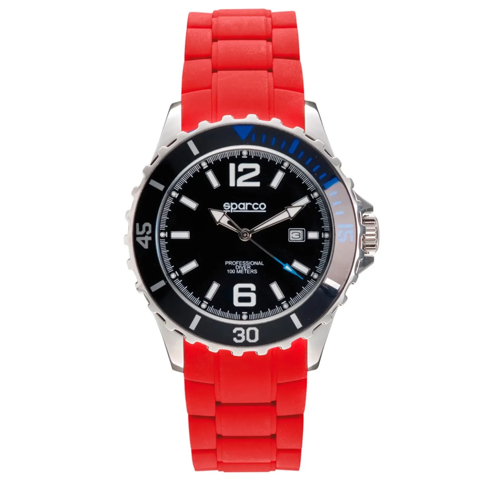 Sparco men's steel watch