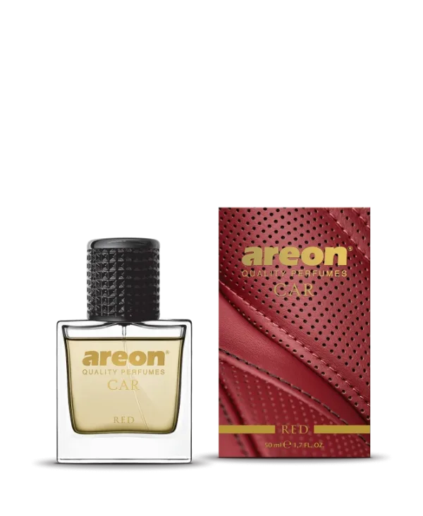 Red luxury car air freshener