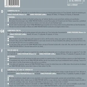 Sonax lampskin pad 4 pieces