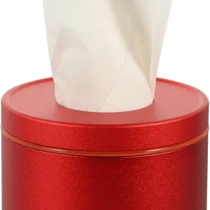 Circular Iron Tissues Box Holder