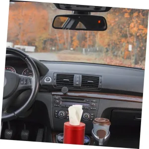 Circular Iron Tissues Box Holder