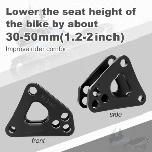 Lowering kit for GSXR motorcycle