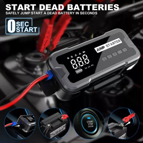 مشغل سياره  8 JUMP STARTER