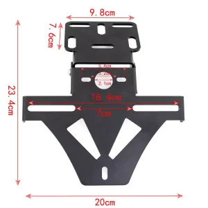 license plate holder is specifically designed for the GSX-SR