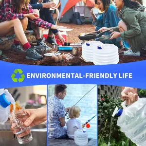 10L Folding Water Storage Bucket