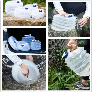 10L Folding Water Storage Bucket