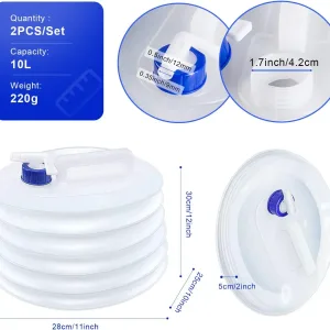 10L Folding Water Storage Bucket