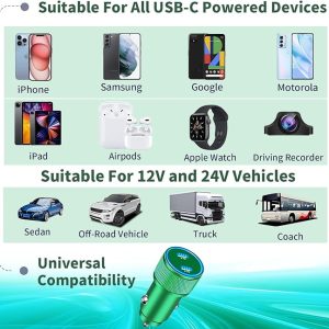 شاحن ثلاثي سريع كاربون