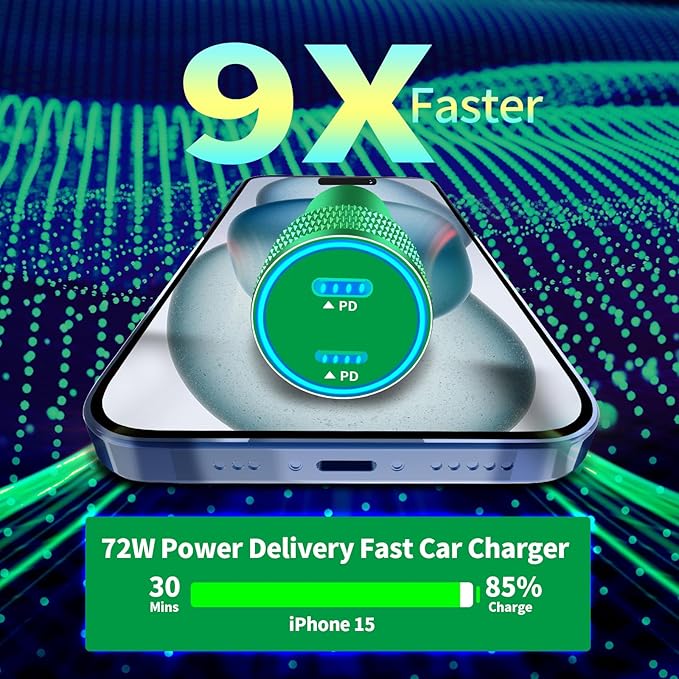 Triple Fast Carbon Charger