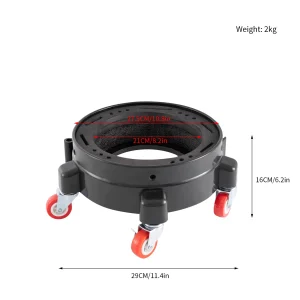 Movable Wash Bucket Dolly Base