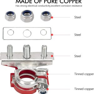ملاقط اقطاب بطاريه وصلات نخب اول