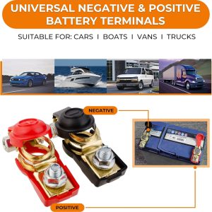 طقم اقطاب بطارية مع غطاء جلد KAIR