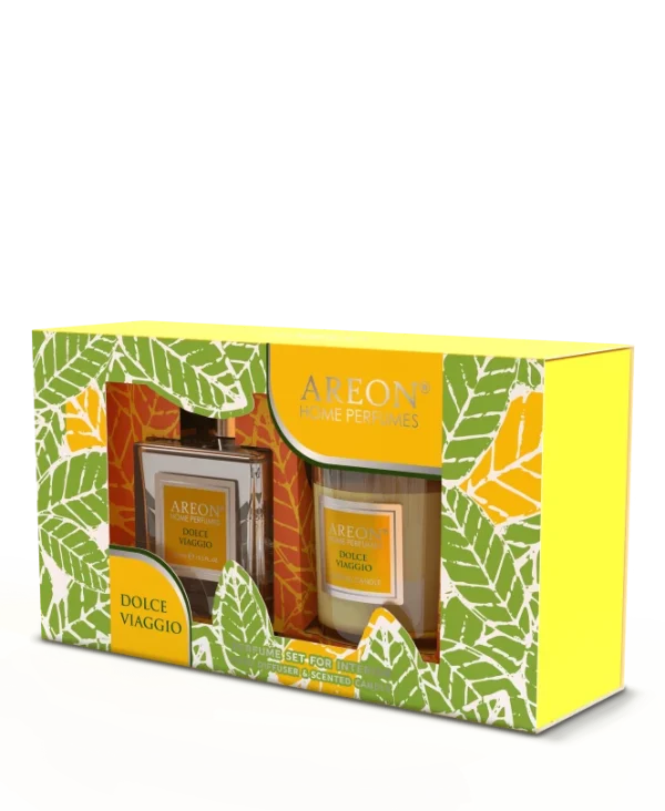 كت عطر 150 مل + شمعه دولتشي