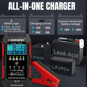 شاحن بطارية السيارة