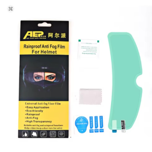 لاصق مضاد للضباب والمطر لخوذة الدراجة